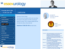 Tablet Screenshot of essexurology.co.uk